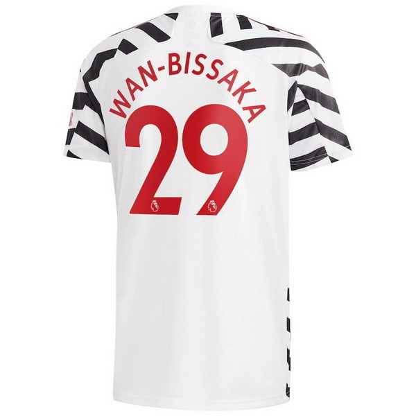 Maillot Football Manchester United NO.29 Wan Bissaka Third 2020-21 Blanc